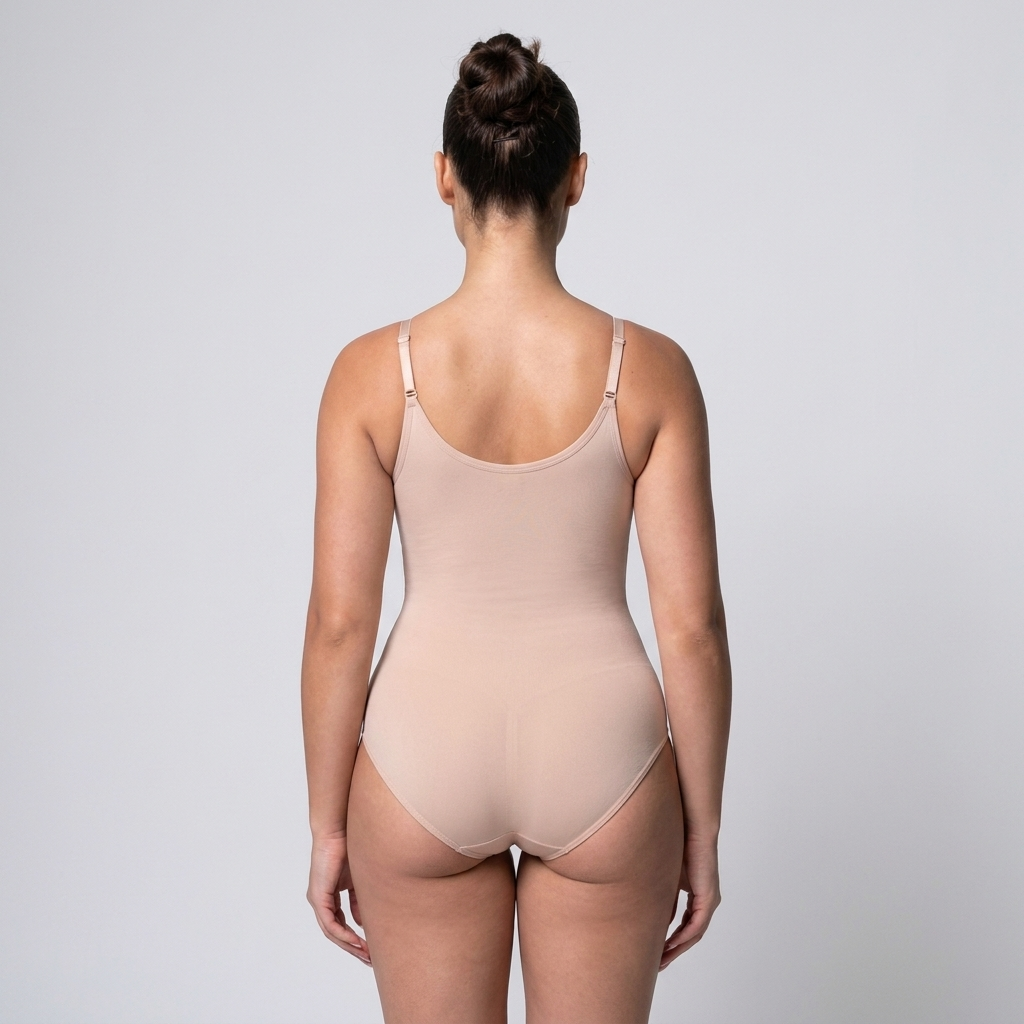 Lumea sculpting bodysuit back view on model