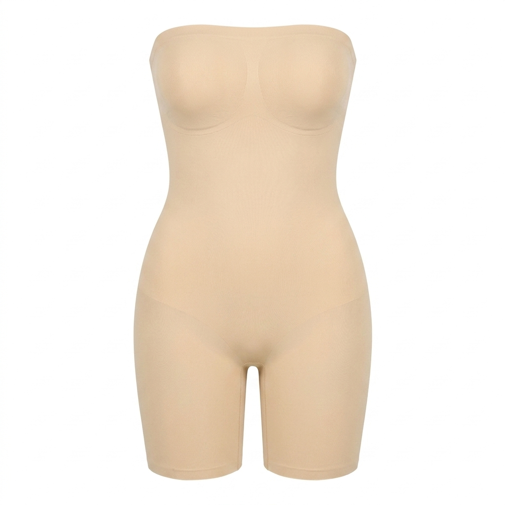 Novelle strapless sculpting bodysuit on a white background