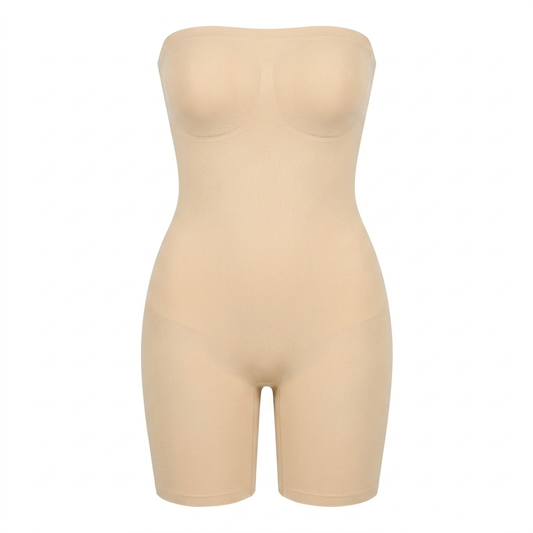 Novelle strapless sculpting bodysuit on a white background